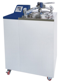 Autoclave with basket